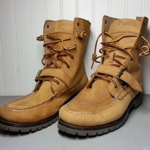 Polo Boots Ralph Lauren Leather Hiking Ranger, 13
